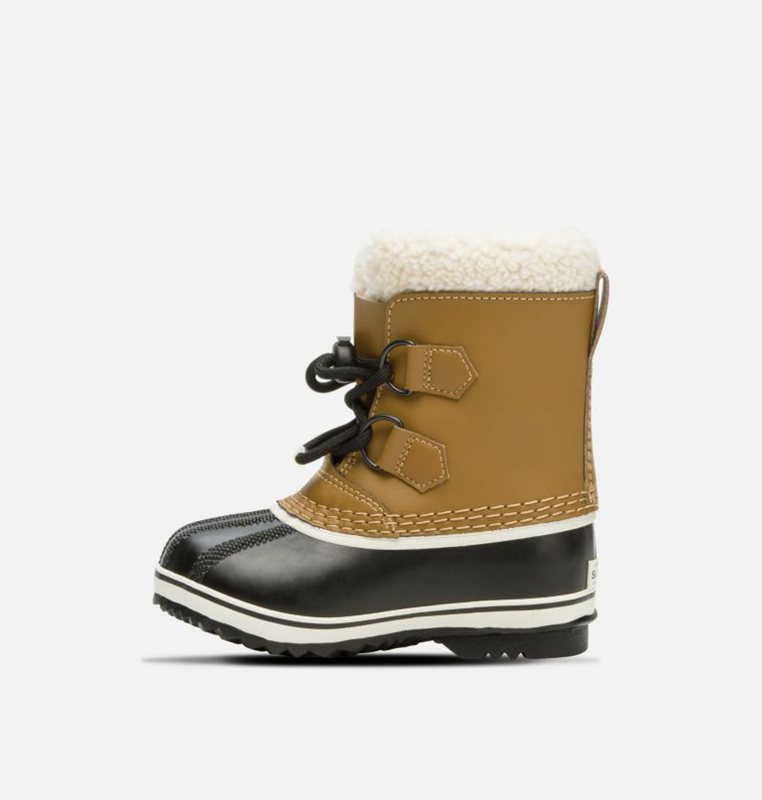 Kids Snow Boots Brown/Black - Sorel Childrens Yoot Pac™ TP - 327640-TBL